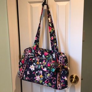 Vera Bradley Diaper Bag in Ribbons Print